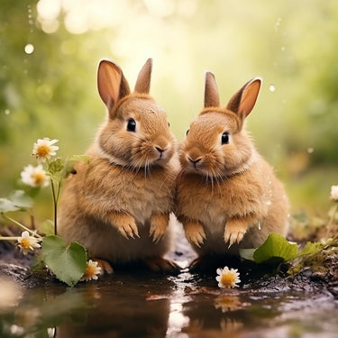 Tableau Couleur Lapin